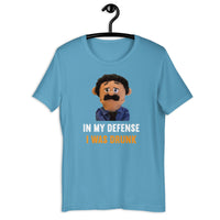 Load image into Gallery viewer, Puppet Diego In My Defense I Was Drunk t-shirt - SHOPNOO
