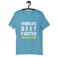 Load image into Gallery viewer, World's Best Farter I Mean Father T-Shirt - SHOPNOO
