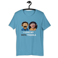 Load image into Gallery viewer, I Love Tequila Not my Wife Awkward Diego  t-shirt - SHOPNOO
