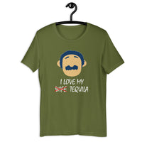 Load image into Gallery viewer, Diego loves tequila more than his wife T-shirt - SHOPNOO
