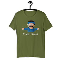 Load image into Gallery viewer, Awkward Puppets Diego free hugs T-shirt - SHOPNOO
