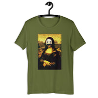 Load image into Gallery viewer, Awkward Puppets Diego Mona Lisa painting  T-shirt - SHOPNOO
