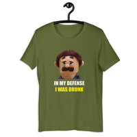 Load image into Gallery viewer, In My Defense I Was Drunk t-shirt - SHOPNOO
