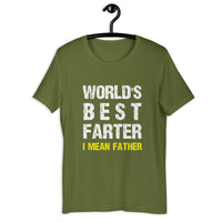Load image into Gallery viewer, World's Best Farter I Mean Father T-Shirt - SHOPNOO
