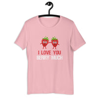Load image into Gallery viewer, I Love You Berry Much T-Shirt - SHOPNOO
