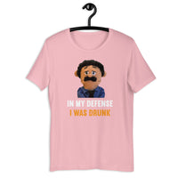 Load image into Gallery viewer, Puppet Diego In My Defense I Was Drunk t-shirt - SHOPNOO
