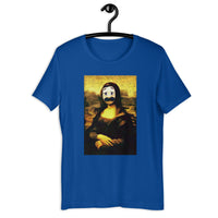 Load image into Gallery viewer, Awkward Puppets Diego Mona Lisa painting  T-shirt - SHOPNOO
