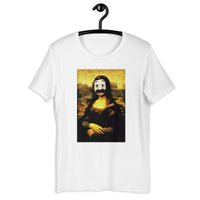 Load image into Gallery viewer, Awkward Puppets Diego Mona Lisa painting  T-shirt - SHOPNOO
