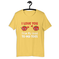 Load image into Gallery viewer, I Love You From My Head Tomatoes T-Shirt - SHOPNOO
