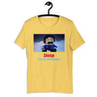 Load image into Gallery viewer, Sleep solves everything Awkward Puppets Diego t-shirt - SHOPNOO
